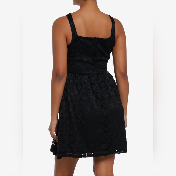 Cosmic Aura Black Lace Sweetheart Dress Small - Picture 3 of 4